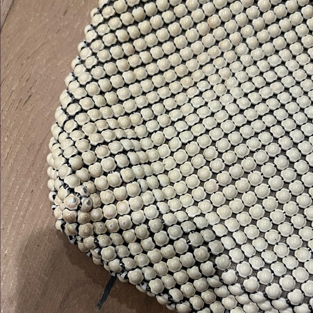 Elegant Vintage Cream Beaded‎ Women's Bag